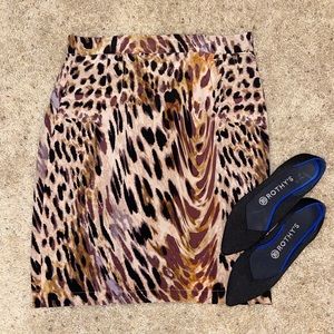 Yoana Baraschi Silk Pencil Skirt